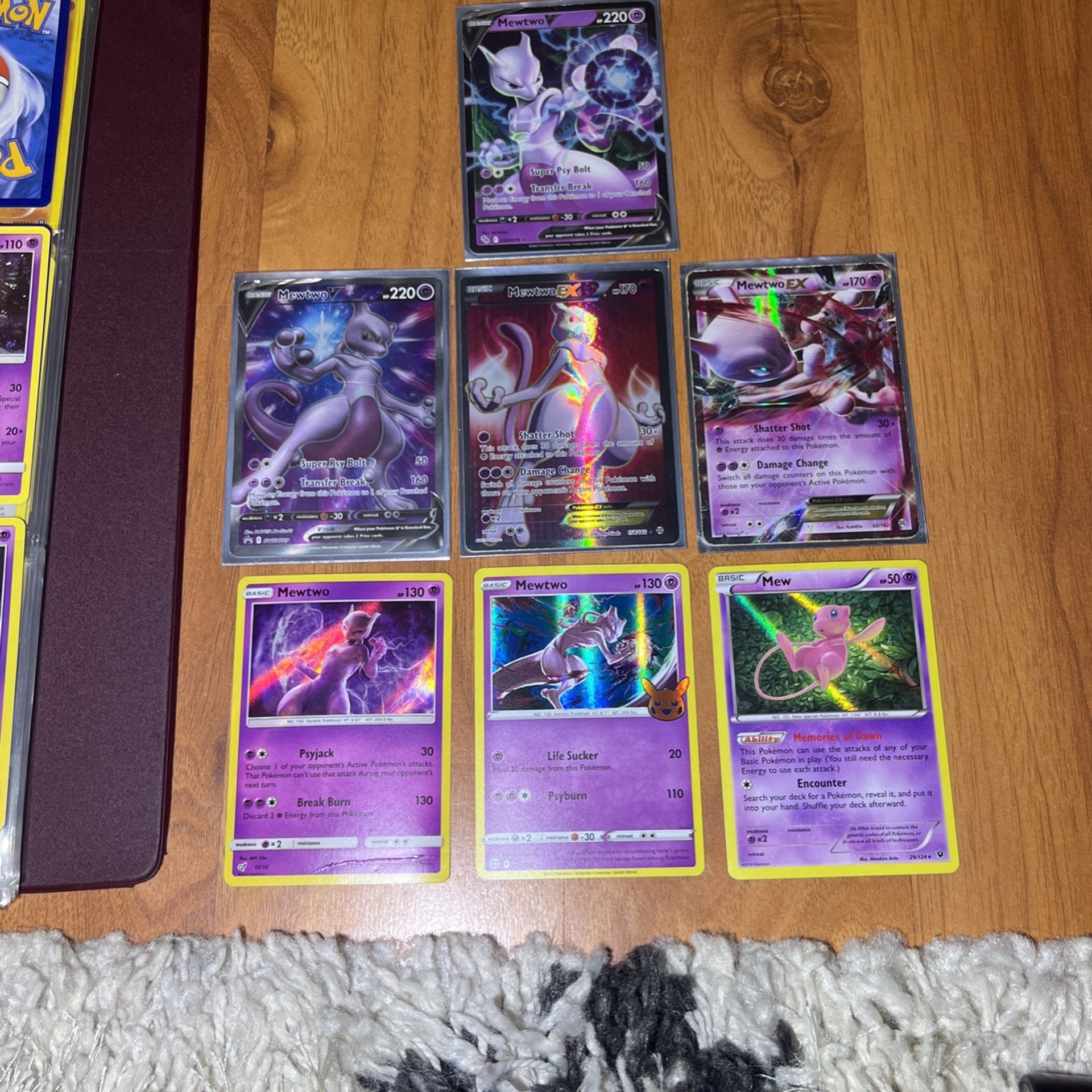 Lot Of Pokémon Mewtwo Old And New