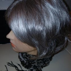 Noriko gray wig by Renee of Paris high grade synthetic
