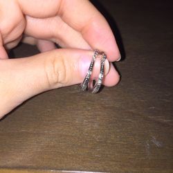 Silver earrings