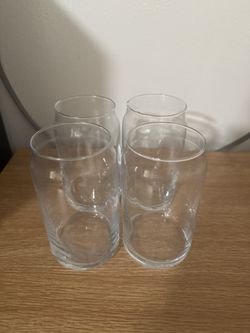 Glass Cups (Set of 4)