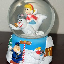 Vintage Frost The Snowman Snow Globe