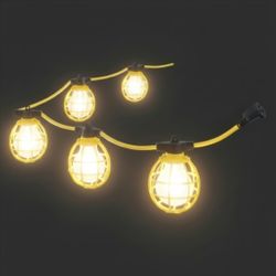 50ft husky extention cord string lights