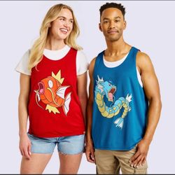 Adult Reversible Jersey Pokemon x Target Magikarp Gyarados Large Read Descript