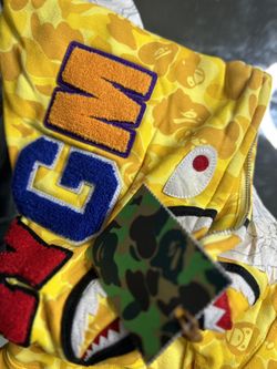 Pubg bape hoodie yellow sale