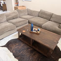 Deep setting oversized couch