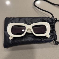 Off-White Carrara Rectangular Sunglasses