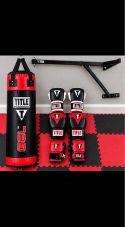 TITLE Boxing Gel World Strap Style Heavy Bag 2.0 (150lb)