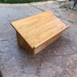 Solid Oak Album Stands