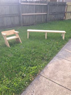 Custom wood outdoor furniture