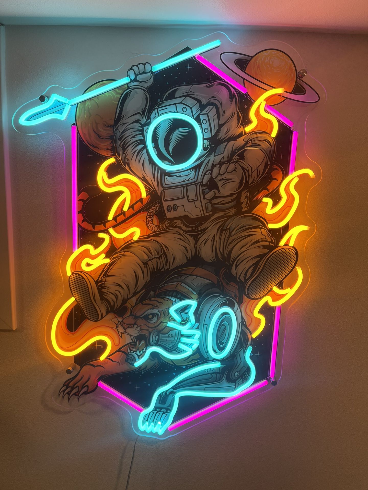 Neon sign