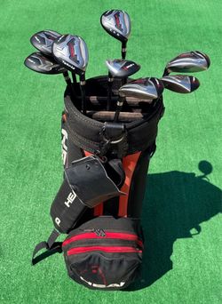 Integra I-Win RH Hybrid Iron Set  Golf Clubs 4-SW Aldila RIP Graphite + HEAD Golf Bag