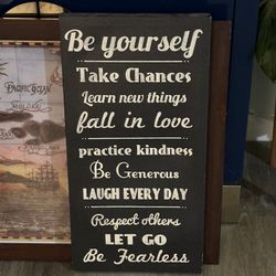 “Be Yourself” Wall Art (92026 - Near Police & Fire HQ)