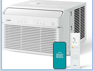 Midea 8,000 BTU Smart Inverter Air Conditioner Window Unit with Heat and Dehumidifier – Cools up to 350 Sq. Ft., Energy Star Rated, Quiet Operation, E