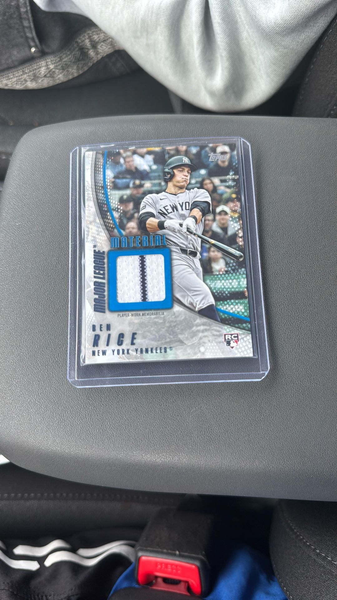 2025 Topps Series 1 Ben Rice/150 Relic Rc York Yankees