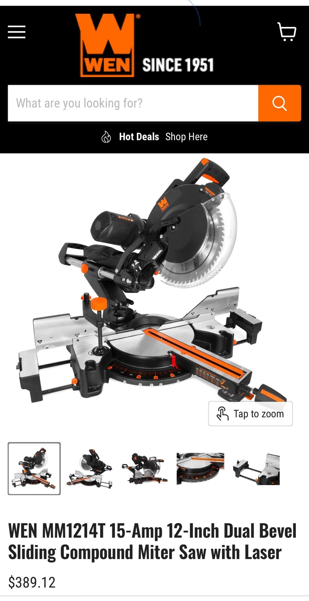 WEN MM1214T 15-Amp 12-Inch Dual Bevel Sliding Compound Miter Saw with Laser