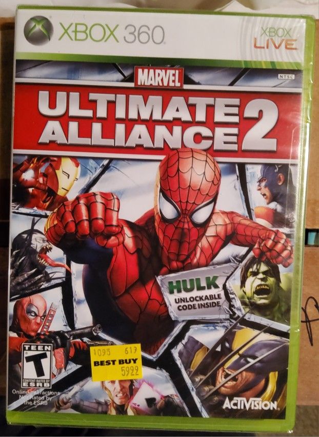 Marvel Utlimate Alliance 2 Sealed 