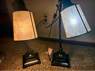 Adjustable Black Metal Table Lamps