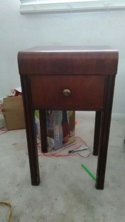 Antique end table