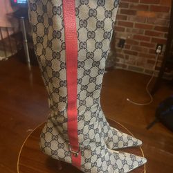 Gucci Riding Boots Pointed  Size  40 C