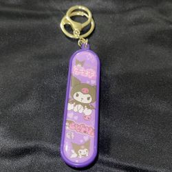 Kuromi Skateboard Keychain