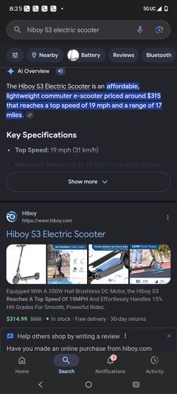 HiBOY S3 ELECTRIC SCOOTER