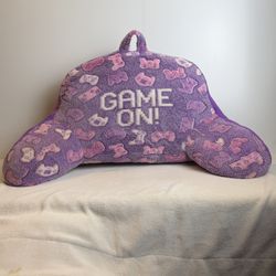 Game On Purple Backrest Pillow 