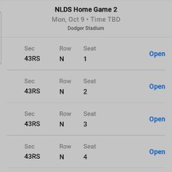 Dodgers NLDS Game 2