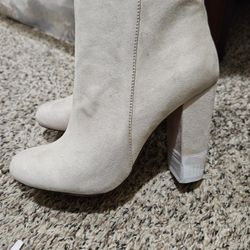 Suede Boots/ New $40