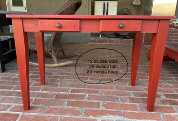 Solid wood desk / entry table