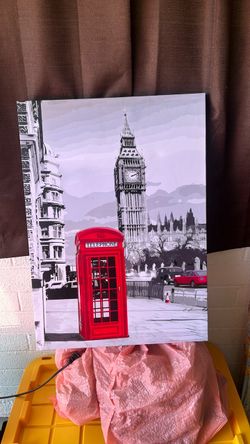 London Big Ben Canvas Wall Art Print