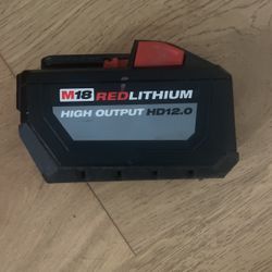 Milwaukee M18  battery plus tools