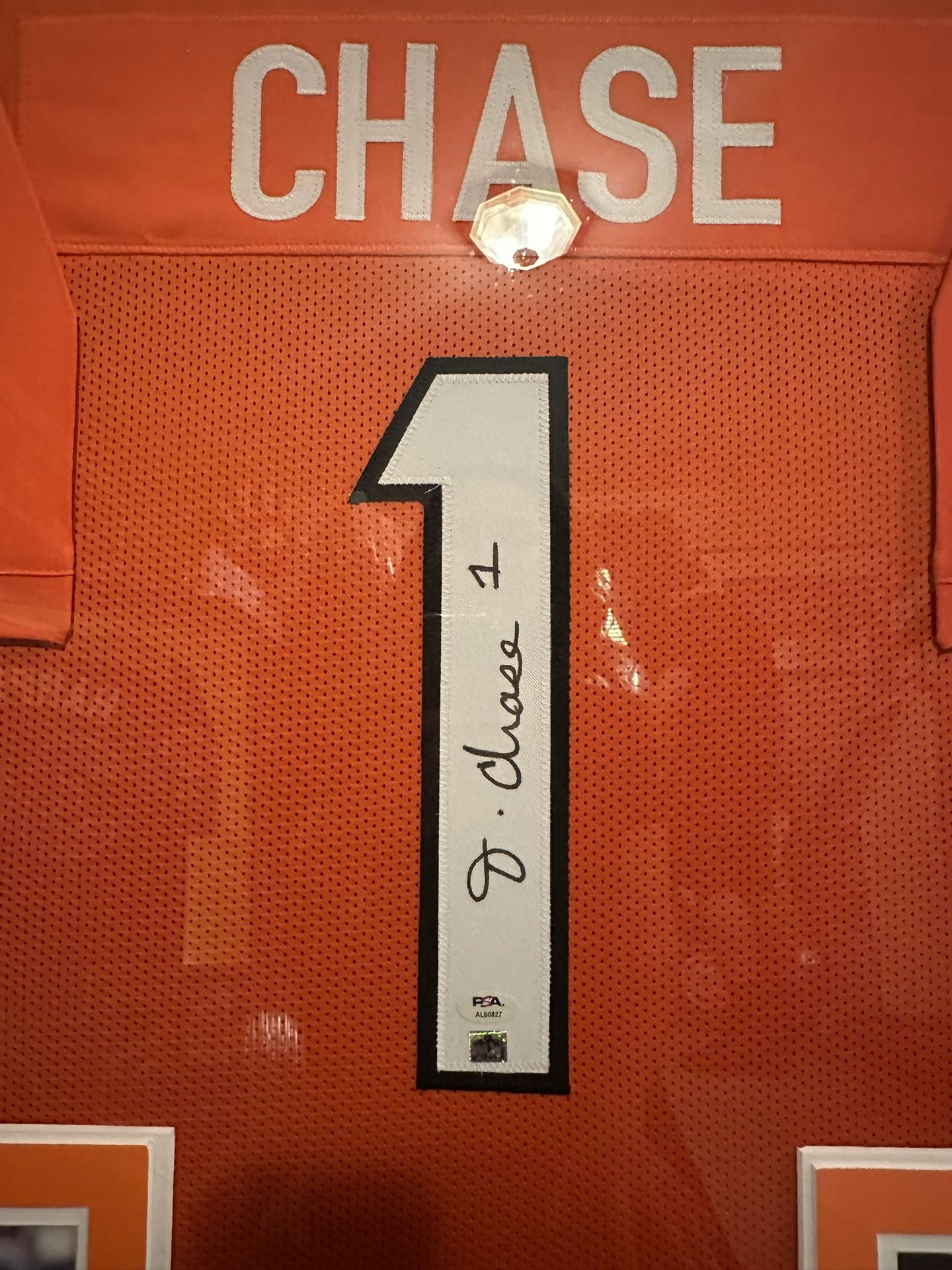 Jamaar Chase Autographed Jersey
