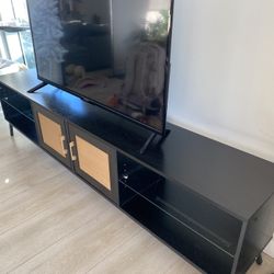 75 Inch TV STAND WITH LIGHTS!