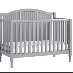 Like New - Pottery Barn Catalina 3-in-1 Crib + Crib Mattress