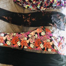 Lot Of 4 Legging Yoga Pants Luluroe TC2
