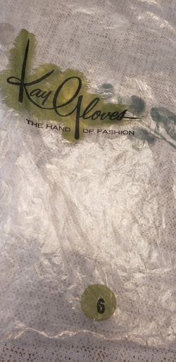 Vintage Size 6 Kay Gloves  Blk Leather