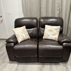 Leather Reclining Couch