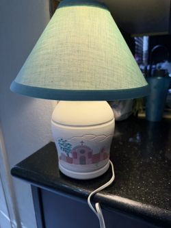 Southwest Style Ceramic Table Lamp with Shade