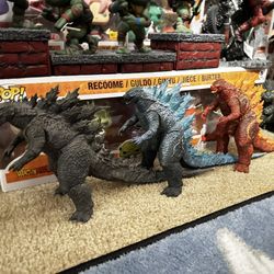 Godzilla NECA figures