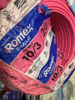 New Romex wire 10/3