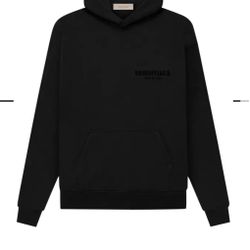 Essentials Black Hoodie 