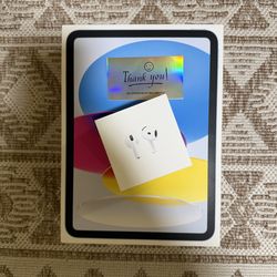 Apple I pad (A16). WiFi plus cellular Air pods series(4). Largest version. Deal!!