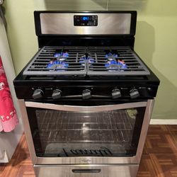 Estufa Whirlpool Stainless Steel 5 Quemadores 