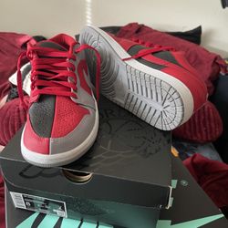 Air Jordan 1 Split Red And Cement Grey 