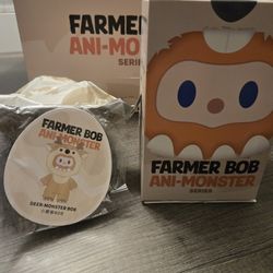 Deer Monster Bob - Farmer Bob Ani-monster Series Plush Pendant Confirmed Box