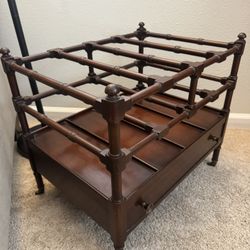 Antique Newspaper, Magazine End Table