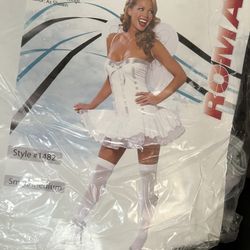 women’s sexy angel costume S/M