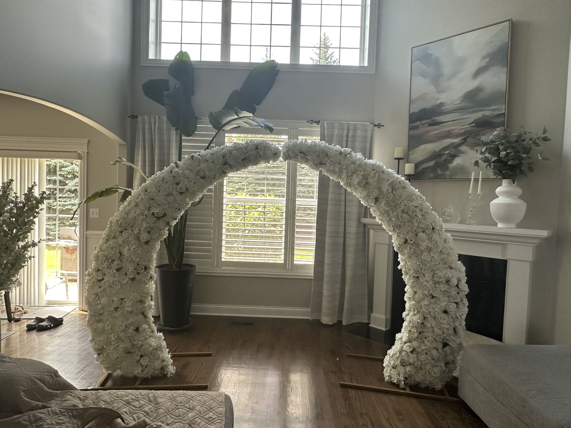 Floral Wedding Arches, Sweetheart Table Arches