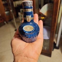 Vintage Royal Salute Scotch Wiskey Bottle. Empty