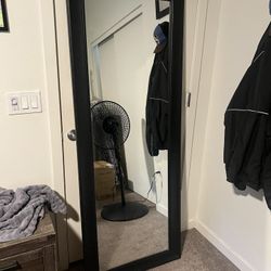 Full Body 27x70 Black Mirror